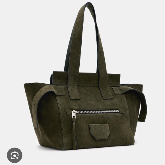 All Saints Suede Tote "EUC" - Picture 13 of 16